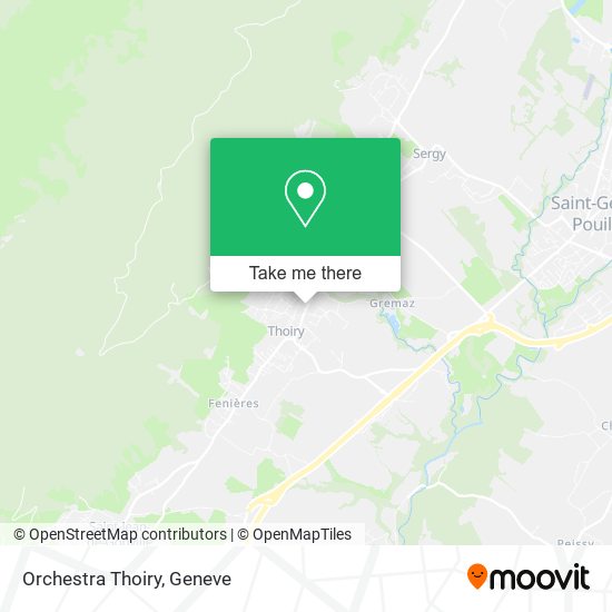 Orchestra Thoiry map