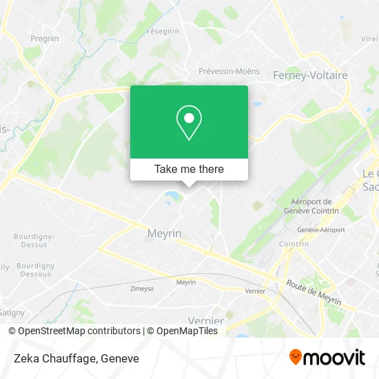 Zeka Chauffage map