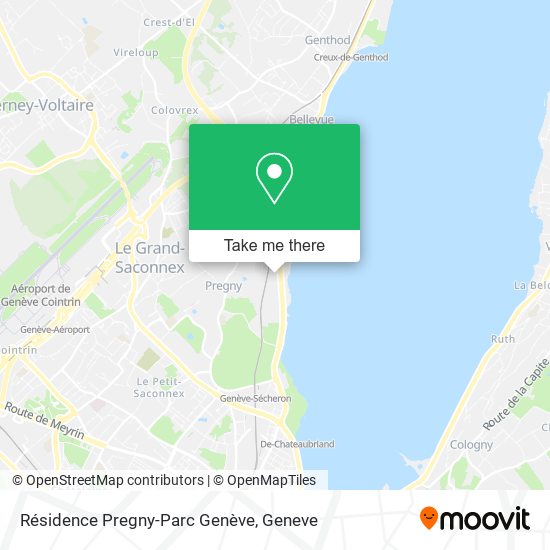 Résidence Pregny-Parc Genève map