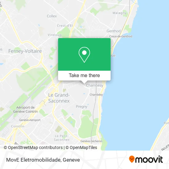 MovE Eletromobilidade map