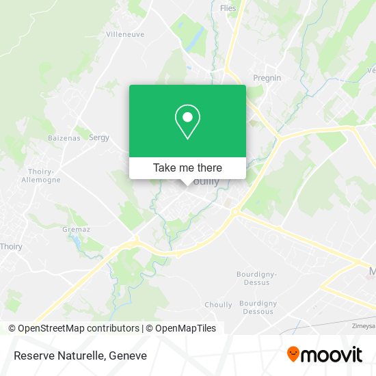 Reserve Naturelle map