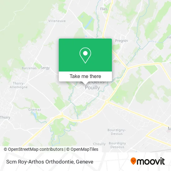 Scm Roy-Arthos Orthodontie map