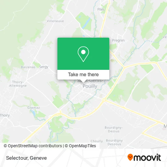 Selectour map