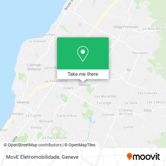 MovE Eletromobilidade map