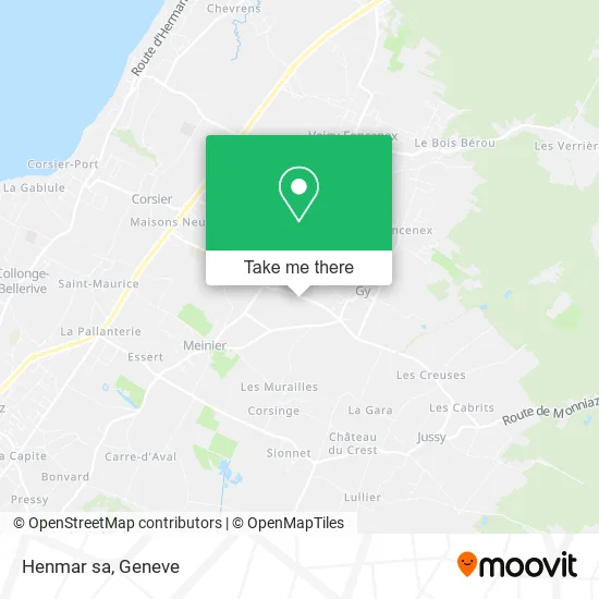Henmar sa map