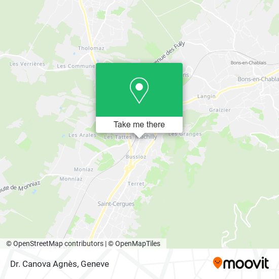 Dr. Canova Agnès map