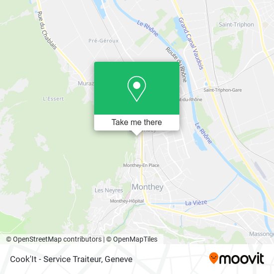 Cook'It - Service Traiteur map