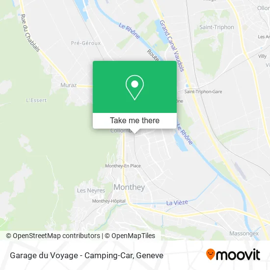 Garage du Voyage - Camping-Car map