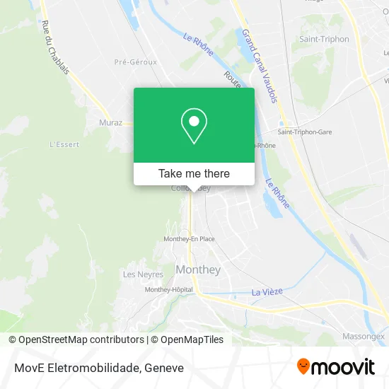 MovE Eletromobilidade map