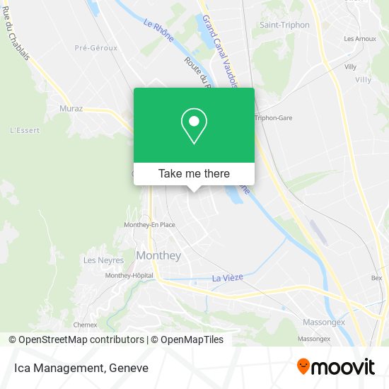 Ica Management map