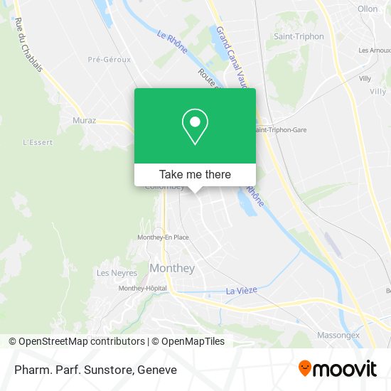 Pharm. Parf. Sunstore map