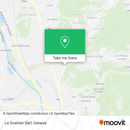 Le Grainier Sàrl map