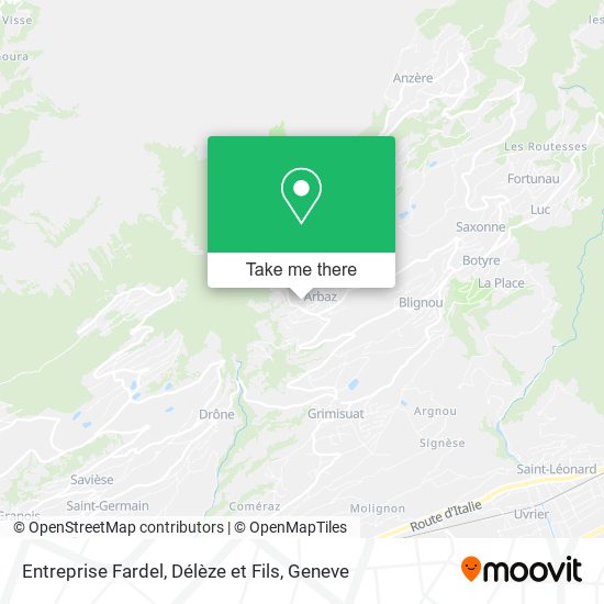 Entreprise Fardel, Délèze et Fils map