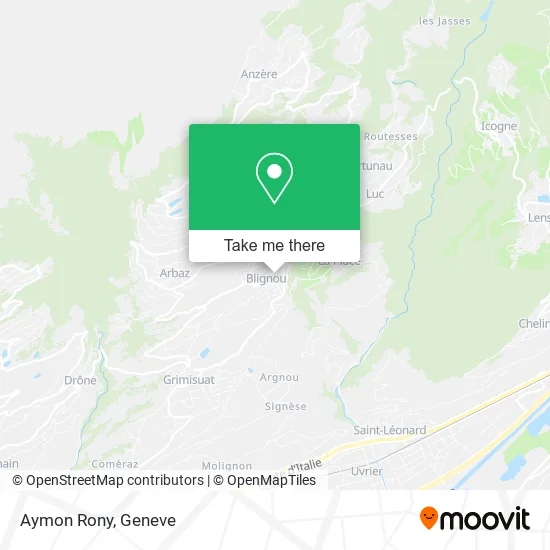 Aymon Rony map