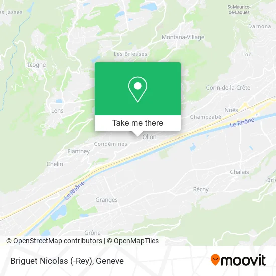 Briguet Nicolas (-Rey) map