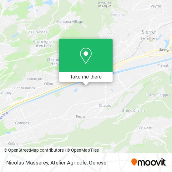 Nicolas Masserey, Atelier Agricole map