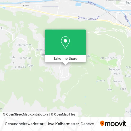 Gesundheitswerkstatt, Uwe Kalbermatter map