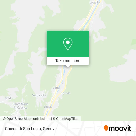 Chiesa di San Lucio map