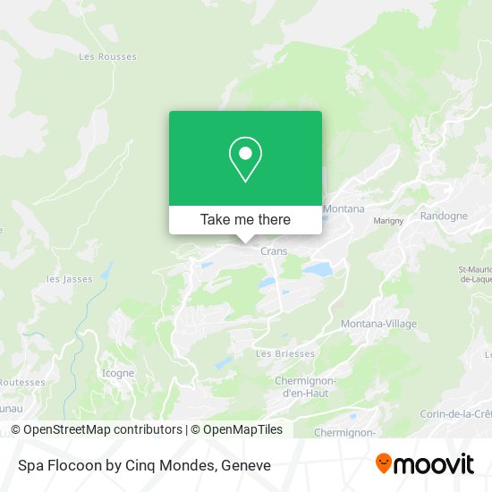 Spa Flocoon by Cinq Mondes map