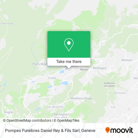 Pompes Funèbres Daniel Rey & Fils Sàrl map