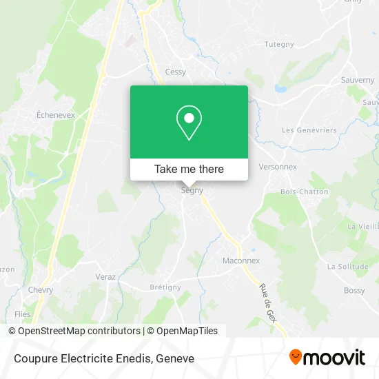 Coupure Electricite Enedis map