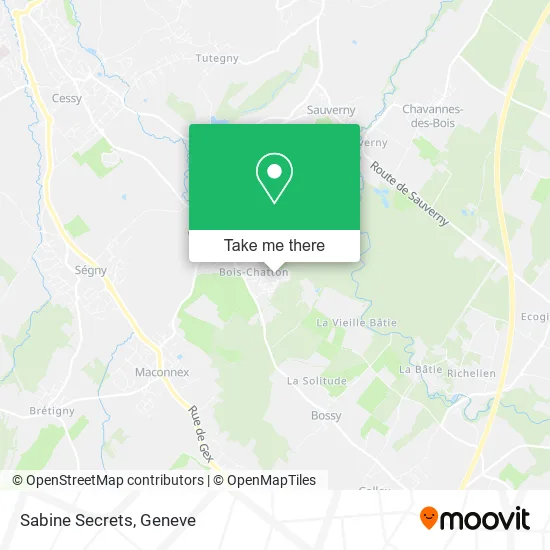 Sabine Secrets map