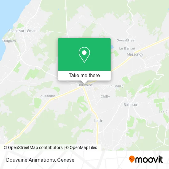 Douvaine Animations plan