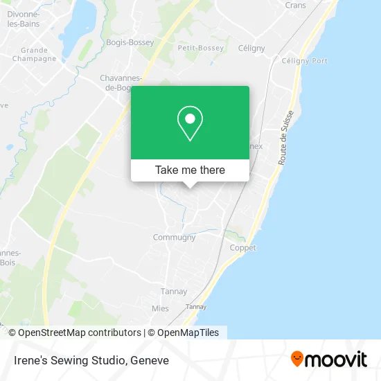 Irene's Sewing Studio map