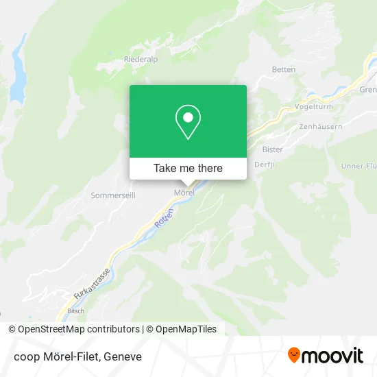 coop Mörel-Filet map