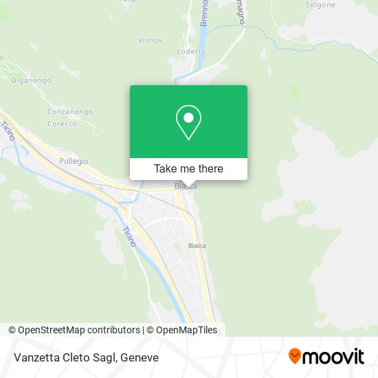 Vanzetta Cleto Sagl map