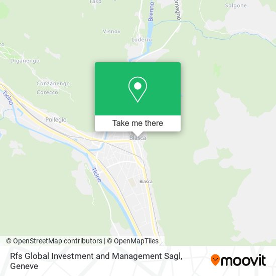 Rfs Global Investment and Management Sagl map