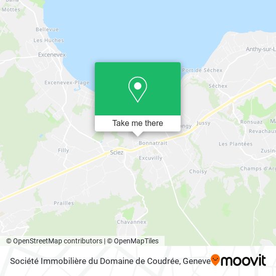Société Immobilière du Domaine de Coudrée map