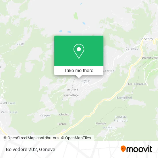 Belvedere 202 map