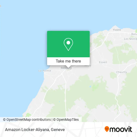 Amazon Locker-Aliyana map