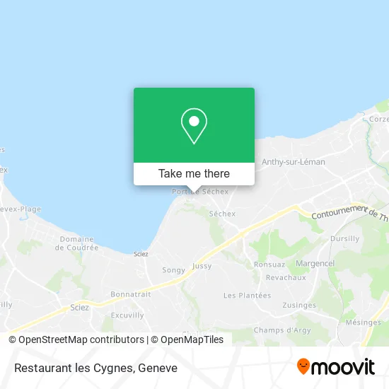 Restaurant les Cygnes map