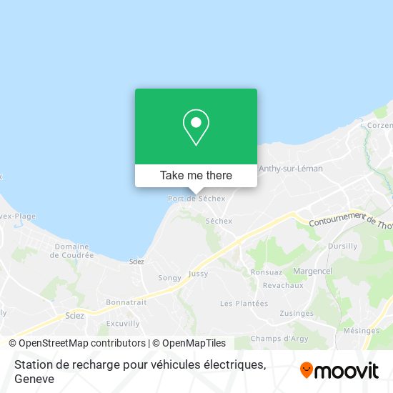 Station de recharge pour véhicules électriques map