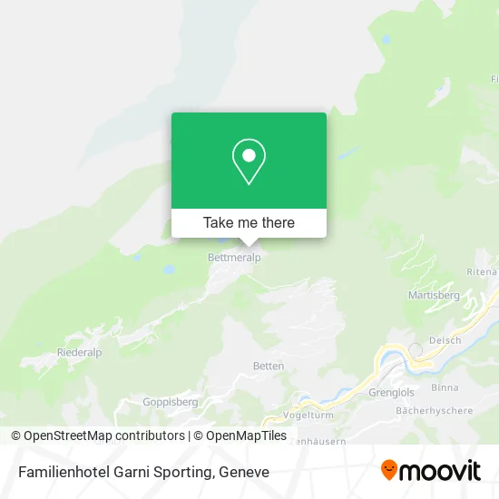 Familienhotel Garni Sporting map