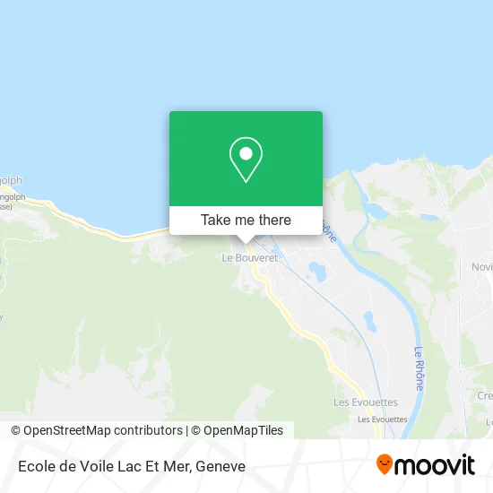 Ecole de Voile Lac Et Mer map