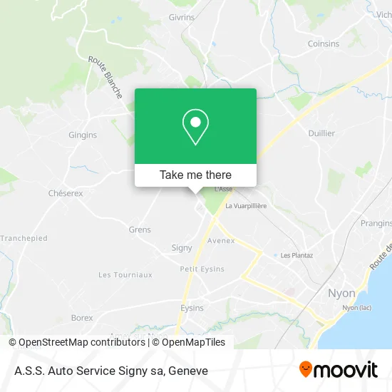 A.S.S. Auto Service Signy sa map