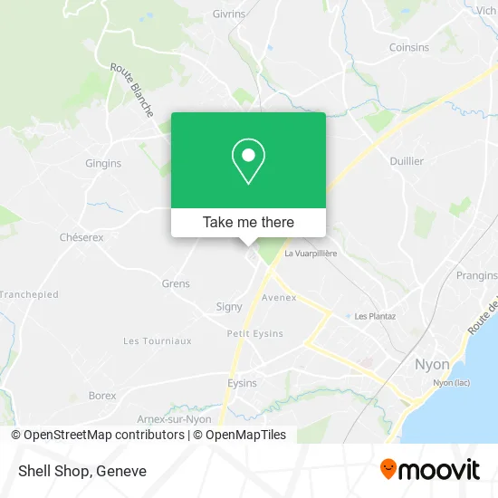 Shell Shop map