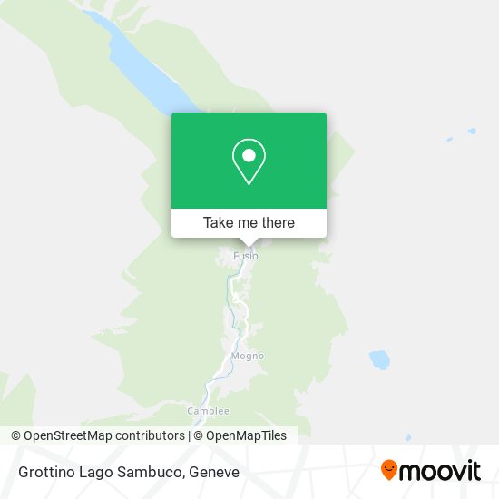 Grottino Lago Sambuco map