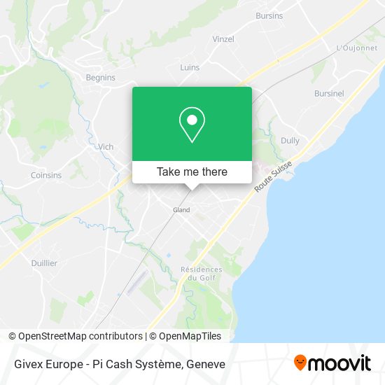 Givex Europe - Pi Cash Système map