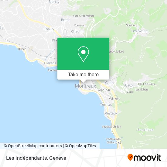 Les Indépendants map
