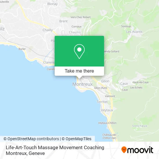 Life-Art-Touch Massage Movement Coaching Montreux map