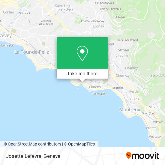 Josette Lefevre map