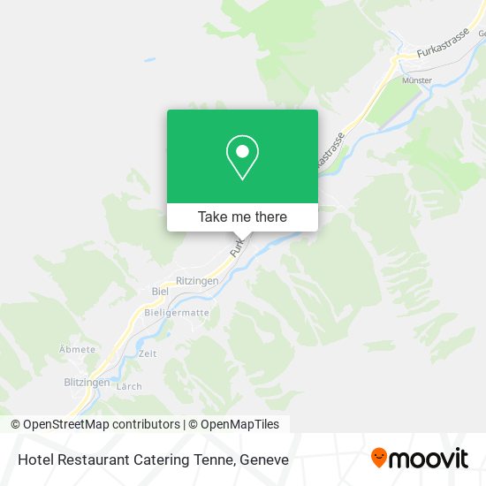 Hotel Restaurant Catering Tenne map