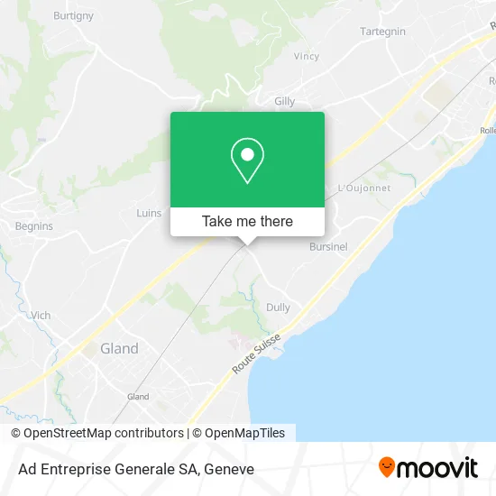 Ad Entreprise Generale SA map