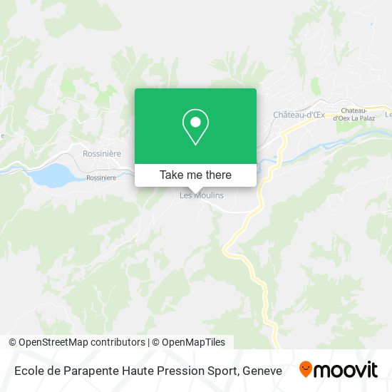 Ecole de Parapente Haute Pression Sport map