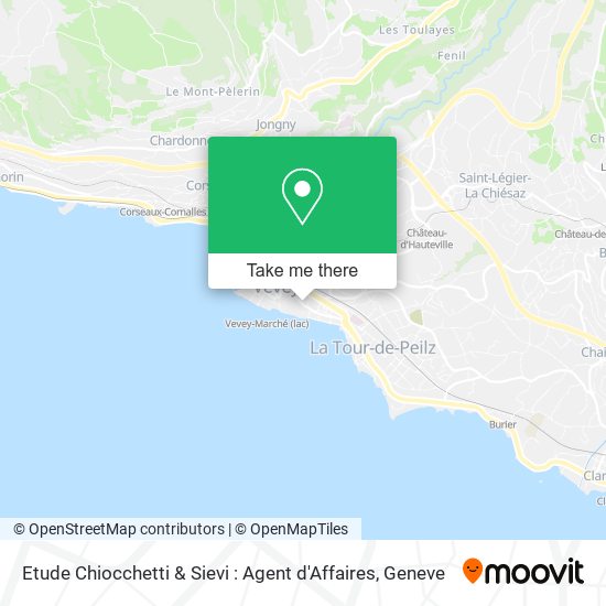 Etude Chiocchetti & Sievi : Agent d'Affaires map