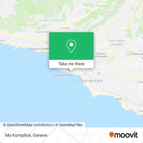 My Komplice map